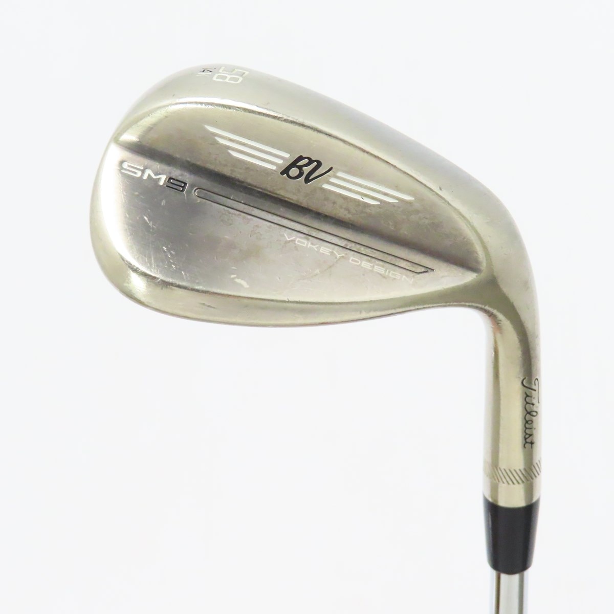 【中古ゴルフクラブ】タイトリスト　Vokey　ボーケイ SM9 BRASHED STEEL ウェッジ Dynamic Gold　シャフト：Dynamic Gold 中古】ボーケイ SM9 BRASHED STEEL ウェッジ Dynamic Gold 58-14 WEDGE