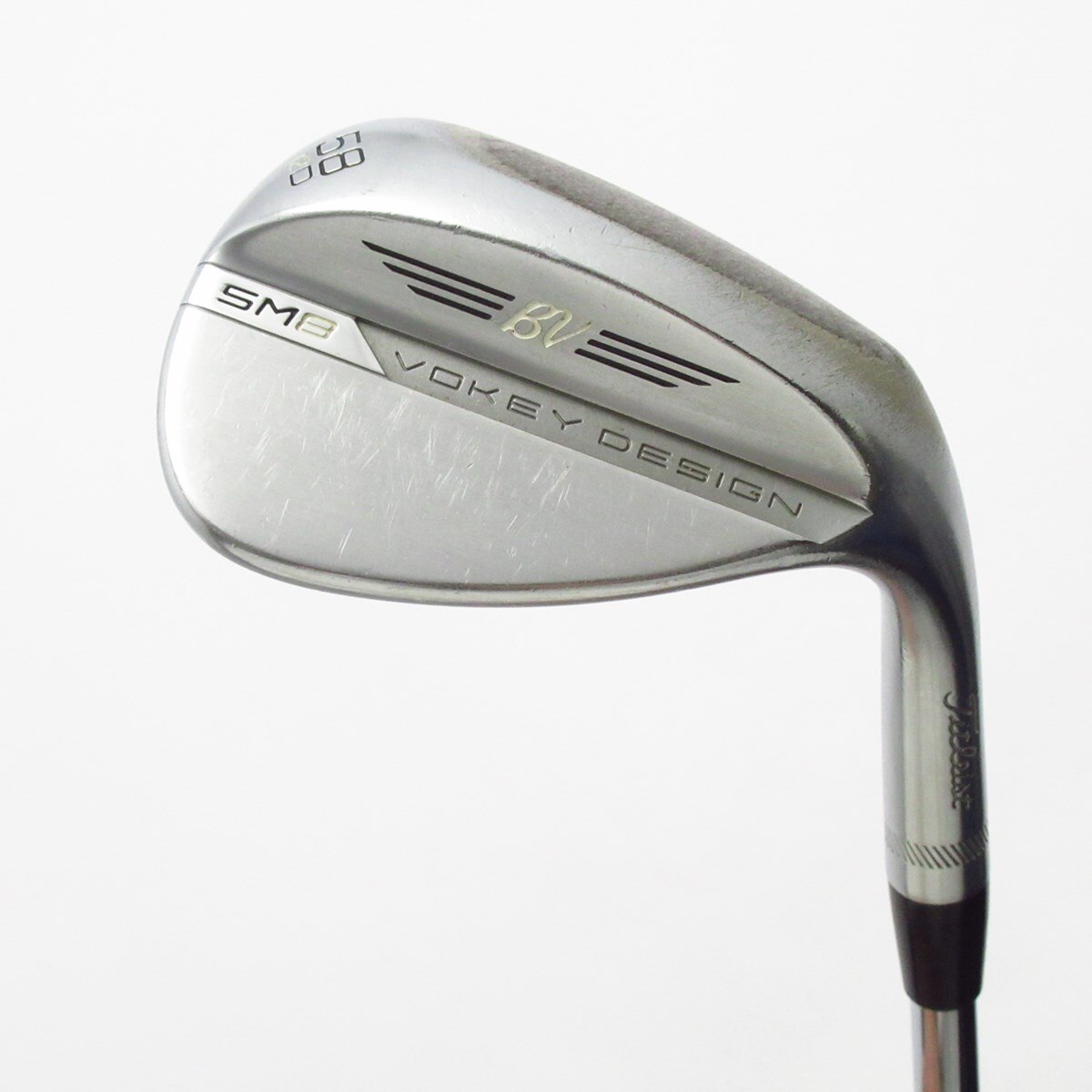 【中古ゴルフクラブ】タイトリスト　Vokey　ボーケイ SM8 ツアークローム ウェッジ スチールシャフト　シャフト：スチールシャフト 中古】ボーケイ SM8 ツアークローム ウェッジ スチールシャフト 58-12