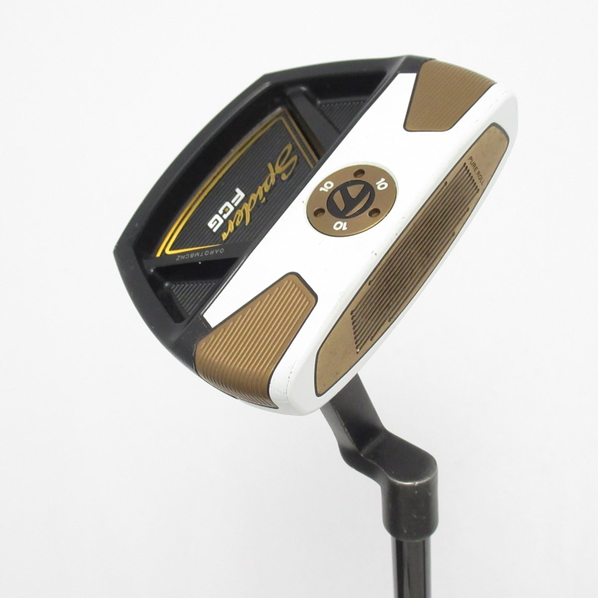 中古】スパイダー FCG ブラック／ホワイト クランクネック パター