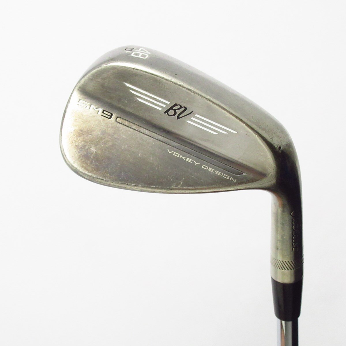 【中古ゴルフクラブ】タイトリスト　Vokey　ボーケイ SM9 BRASHED STEEL ウェッジ BV105　シャフト：BV105 中古】ボーケイ SM9 BRASHED STEEL ウェッジ BV105 48-10 設定無 CD