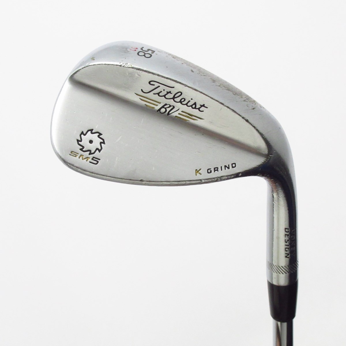 中古】Vokey SM5 ﾂｱｰｸﾛｰﾑ K GRIND ウェッジ (タイトリスト) ボーケイ