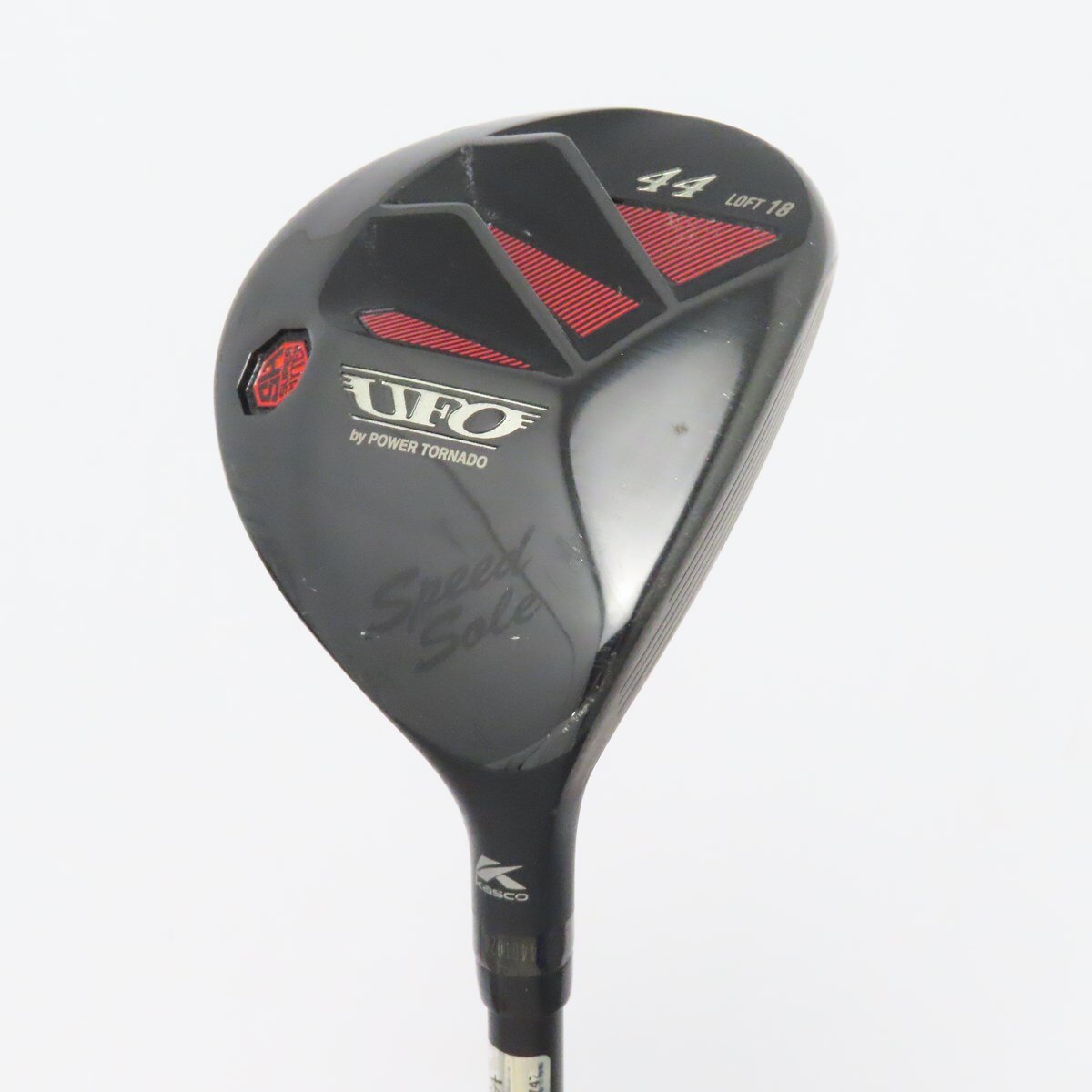 UFO ユーティリティクラブ 44 （18度 ）純正Rシャフト 中古】UFO SpeedSole by POWER TORNADO ユーティリティ Falcon Shaft