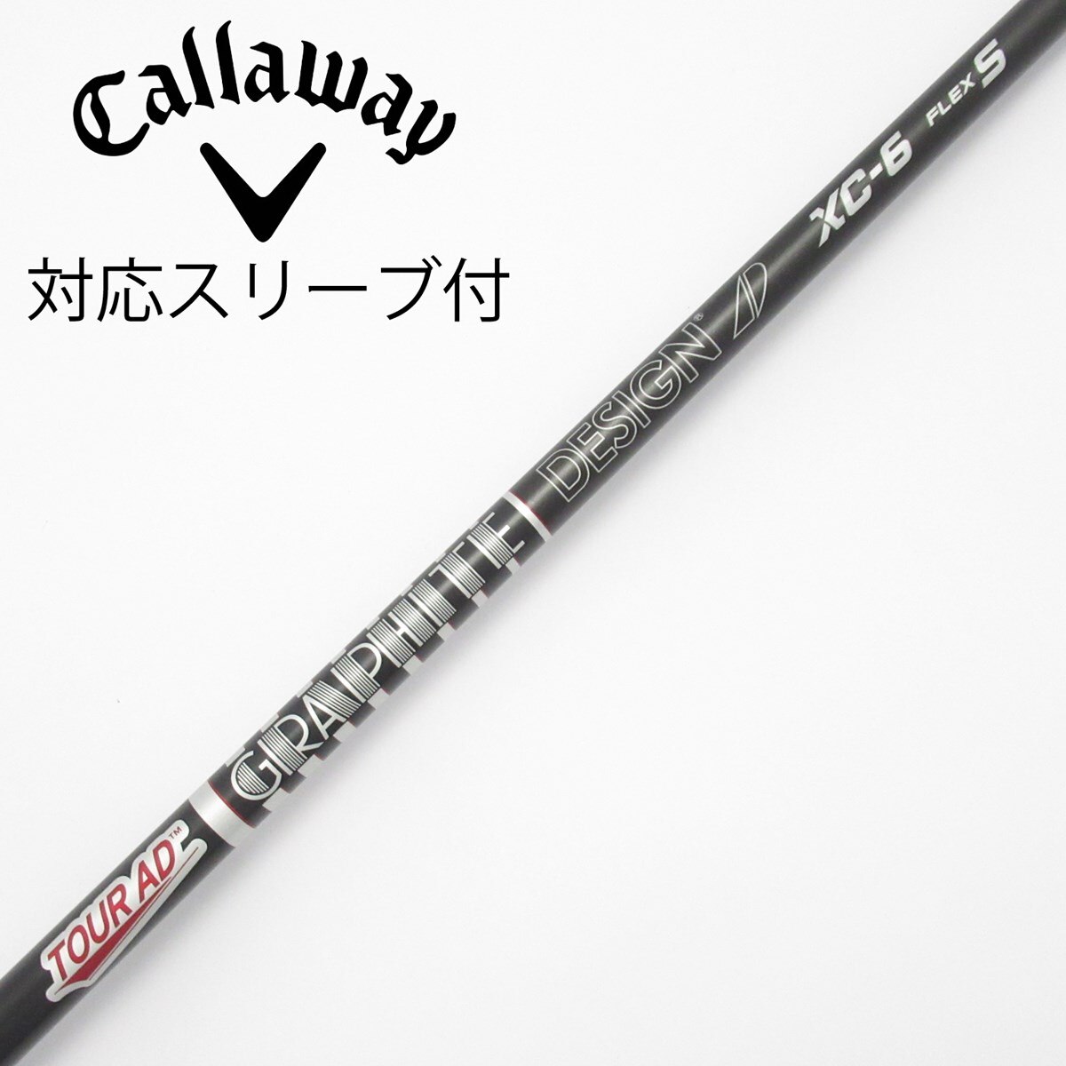 中古】Tour AD XC ドライバー用_スリーブ付 Tour AD XC-6 S C(シャフト