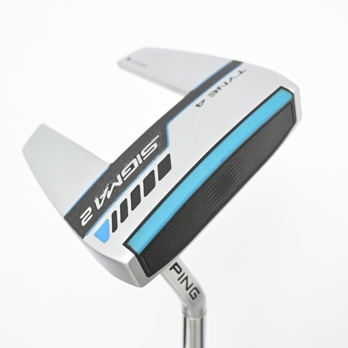 ピンSIGMA2 TYNE4 プラチナム　特注カスタム品 中古】SIGMA2 TYNE 4 プラチナム仕上げ パター スチールシャフト 計測