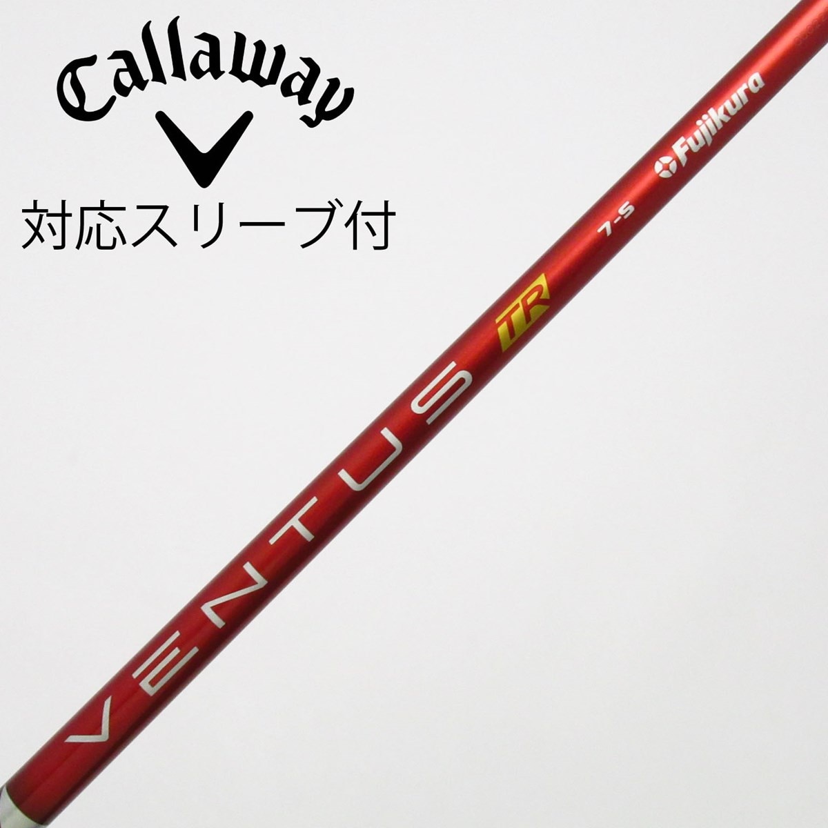 VENTUS TR RED 7X フェアウェイウッド用　シャフトのみ 中古】VENTUS TR RED(VELOCOREあり) フェアウェイウッド用_スリーブ付