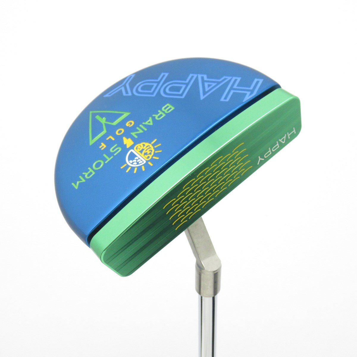 中古】BRAINSTORM HAPPY PUTTER MALLET パター スチールシャフト 計測