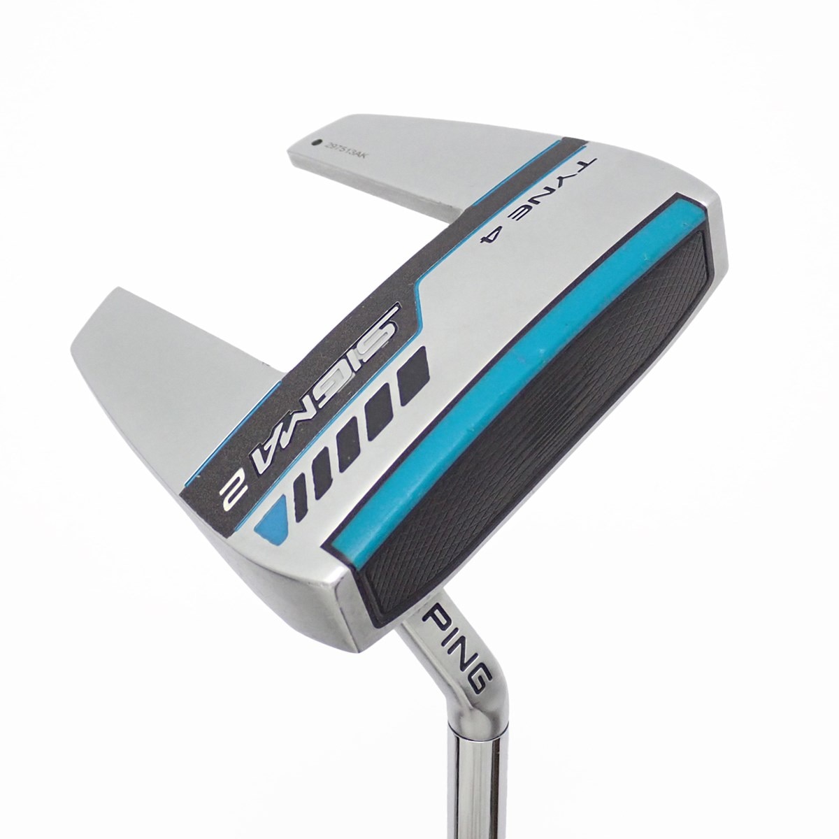 中古】SIGMA2 TYNE 4 プラチナム仕上げ パター スチールシャフト 計測