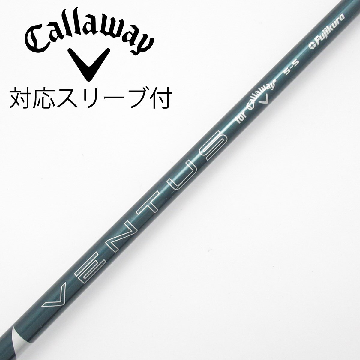 中古】純正シャフト ドライバー用_スリーブ付 VENTUS GREEN 5 for