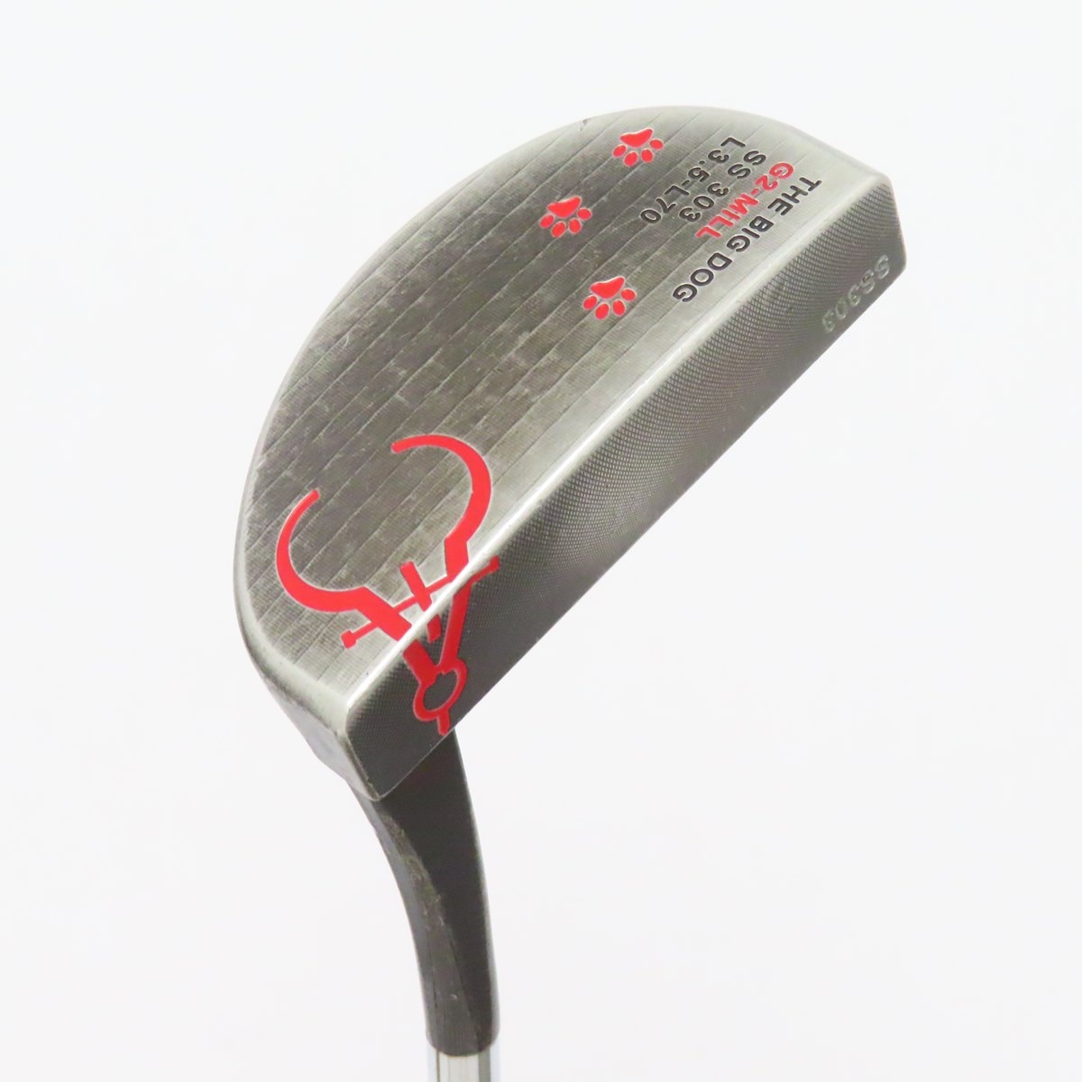 ゲージデザイン THE BIG DOG G2-MILL L字マレットパター 中古】G2-MILL il Big Dog パター スチールシャフト 計測項目外 計測