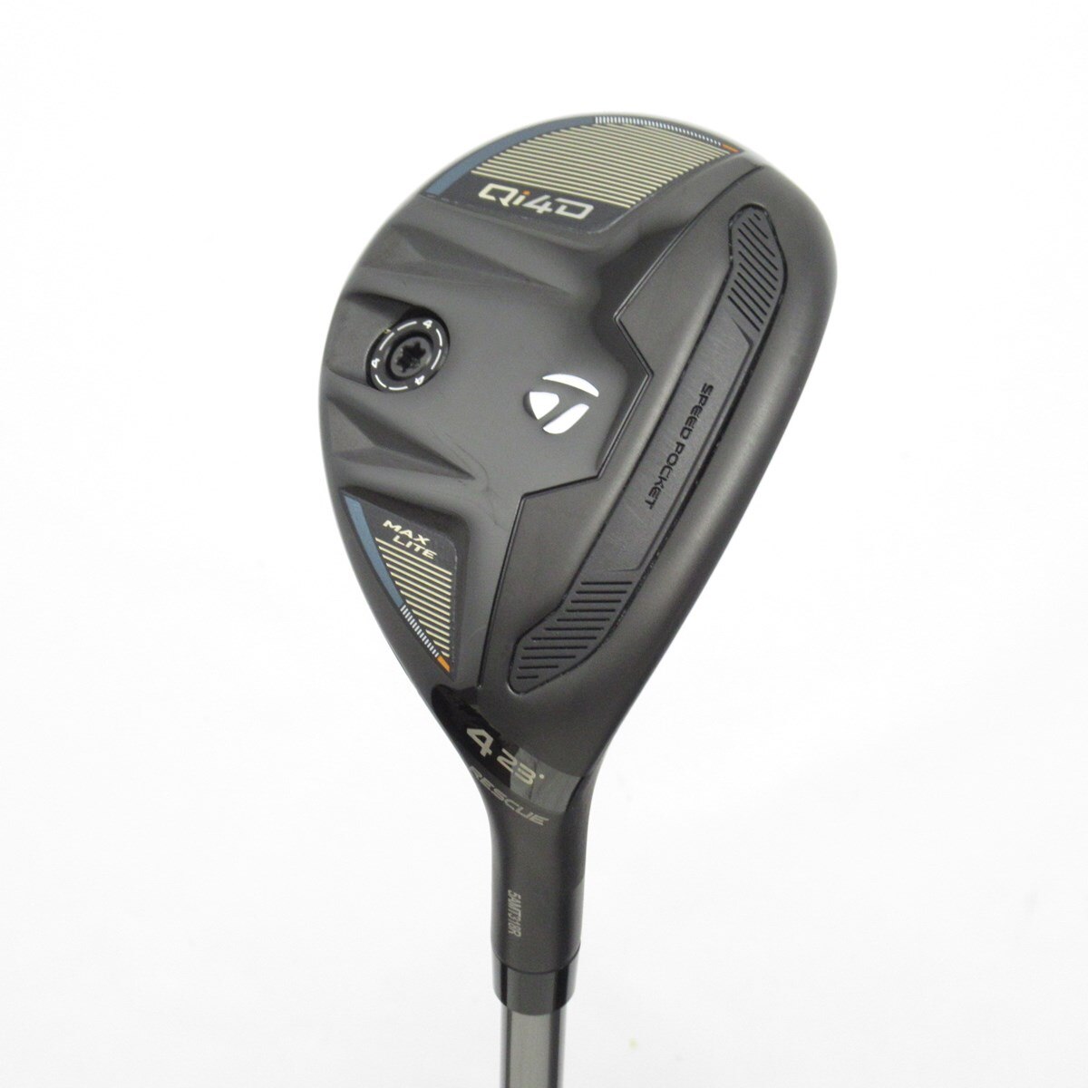 QIO MAX X Rescue 4番 25度 ユーティリティ　テーラーメイド 中古】Qi4D MAX LITE RESCUE ユーティリティ REAX 45(2026) 23 SR BC