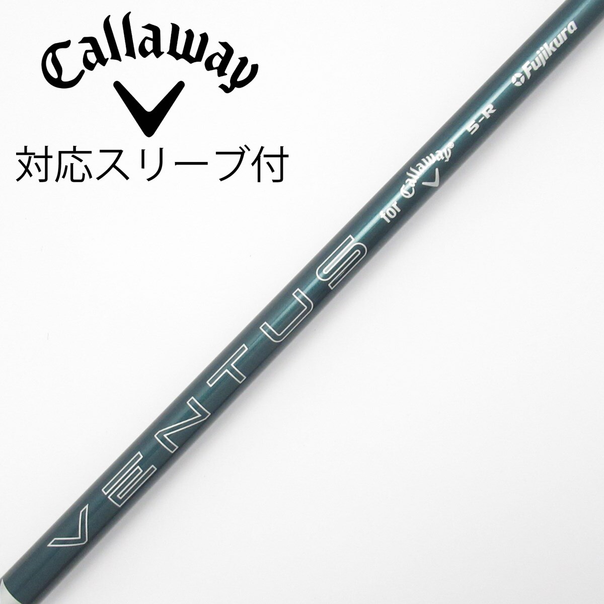 中古】純正シャフト ドライバー用_スリーブ付 VENTUS GREEN 5 for