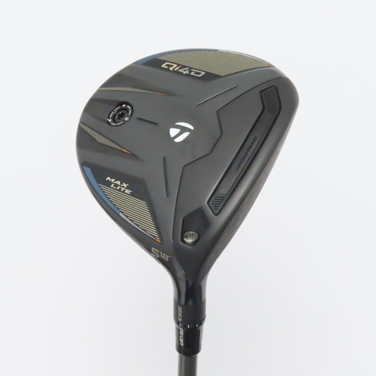 ※6月5日まで【新品未開封】Qi4D MAX LITE 5w ヘッドのみ相談可 中古】Qi4D MAX LITE フェアウェイウッド REAX 45(2026) 18 SR C
