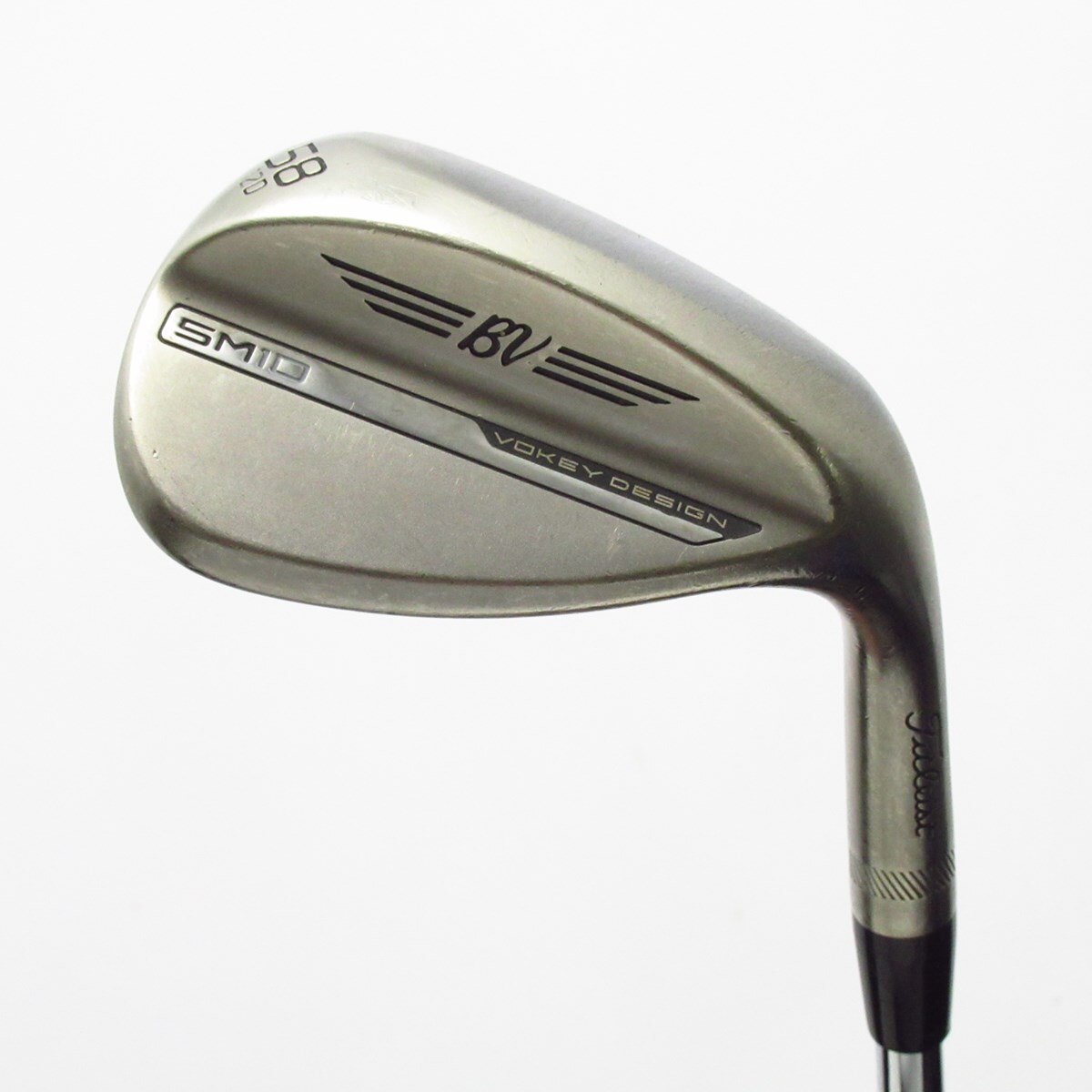 VOKEY ボーケイ SM10 ウェッジ 58° ニッケル　NICKEL 中古】ボーケイ SM10 ニッケル ウェッジ BV105 58-12 設定無 CD