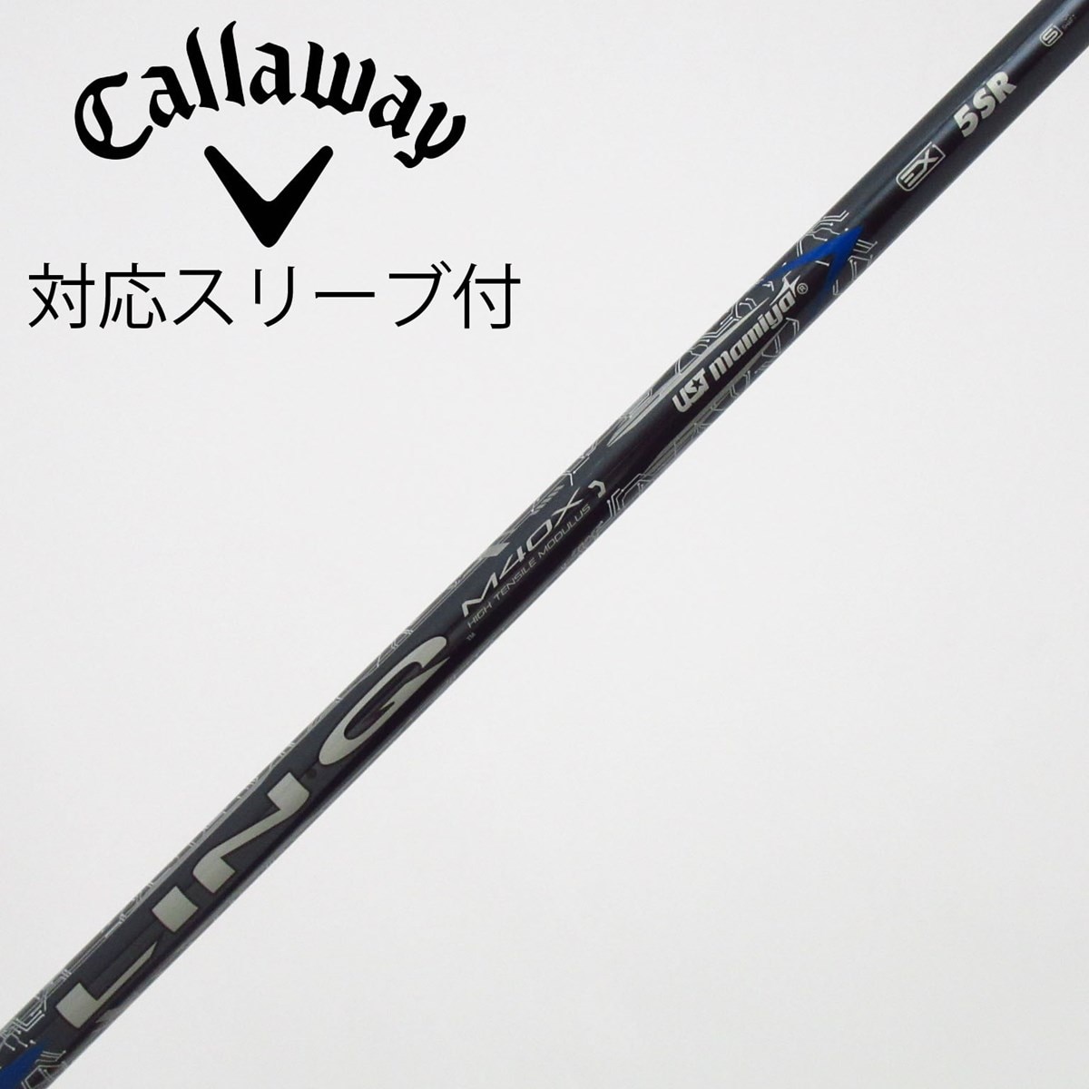 中古】LIN-Q BLUE EX ドライバー用_スリーブ付 LIN-Q BLUE EX 5 SR C