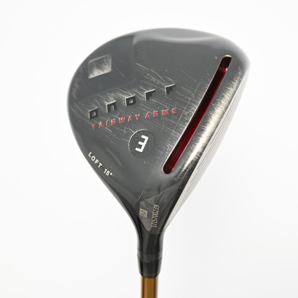 2762 ONOFF FAIRWAY ARM KURO (2020) 5W 18° SHINARI：60 S カバー無