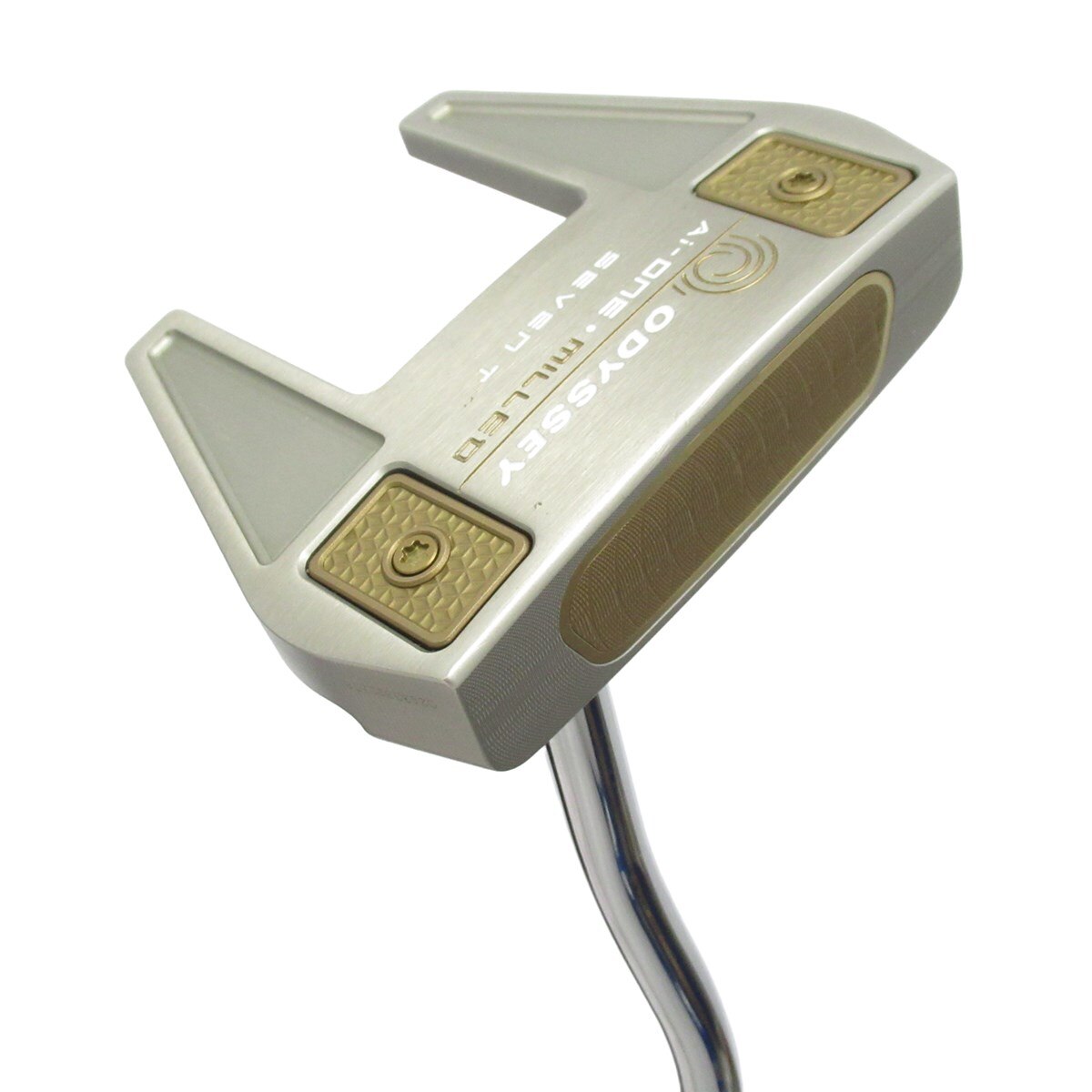 発送5/1以降　オデッセイ　Ai-ONE MILLED セブン ツアー支給品 中古】Ai-ONE MILLED SILVER SEVEN T DB パター スチールシャフト 計測