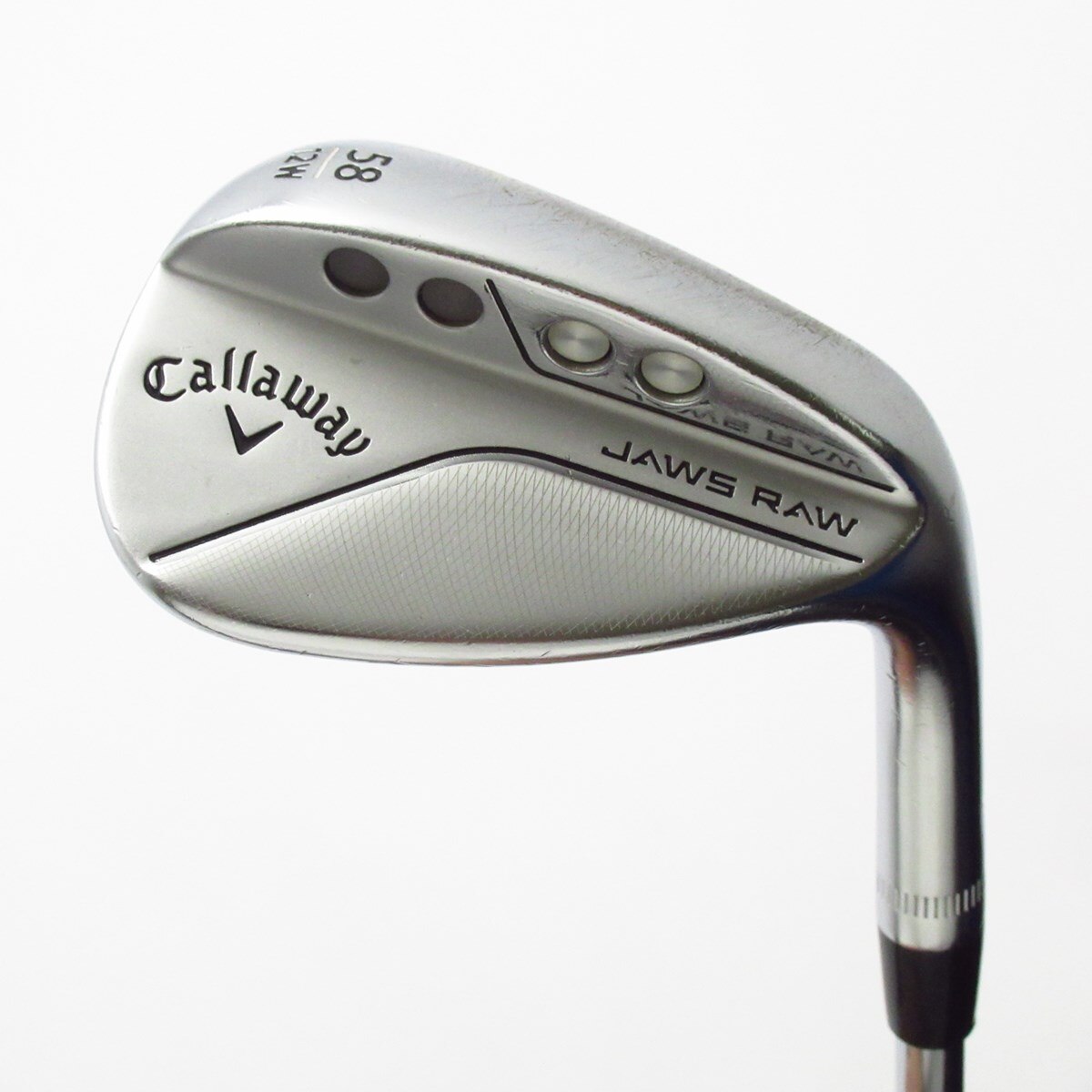 中古】JAWS RAW CROME US ウェッジ スチールシャフト 58-12 判別不能 D