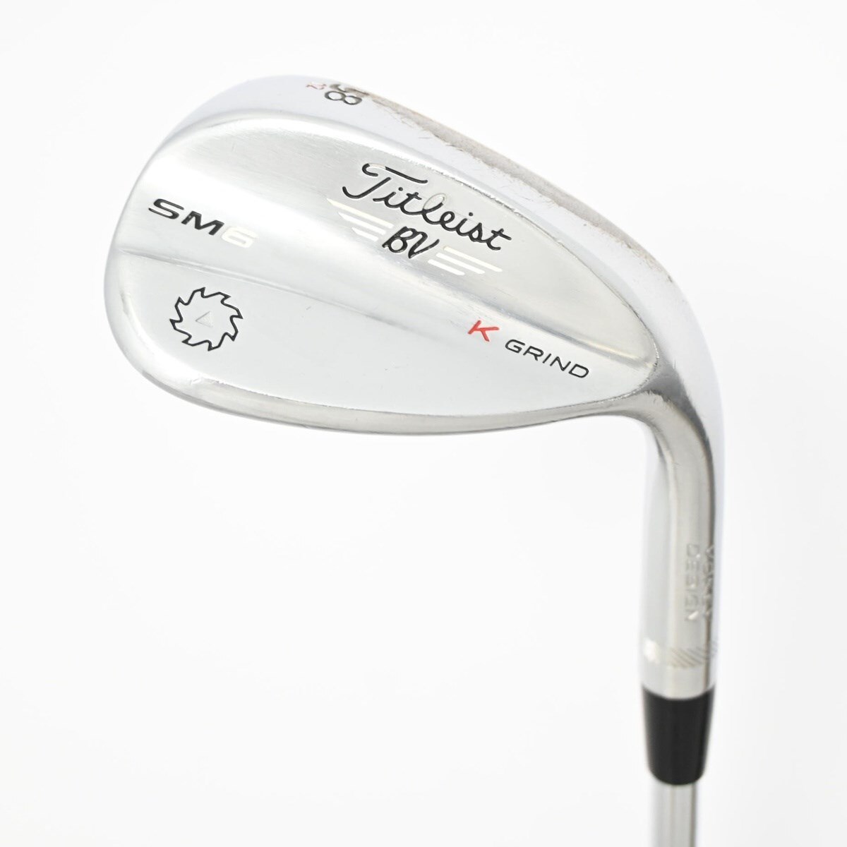 中古】Vokey SM6 ツアークローム K GRIND ウェッジ スチールシャフト