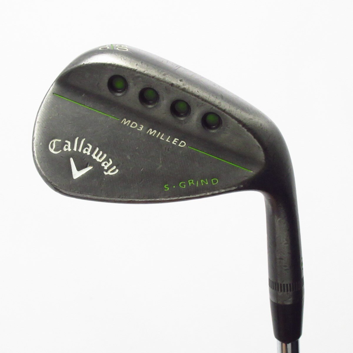 MD3 MILLED BLACK ウエッジ52度，56度 2本セット、Ｒシャフト 中古】MD3 MILLED BLACK ウェッジ スチールシャフト 50-10 判別不能 D