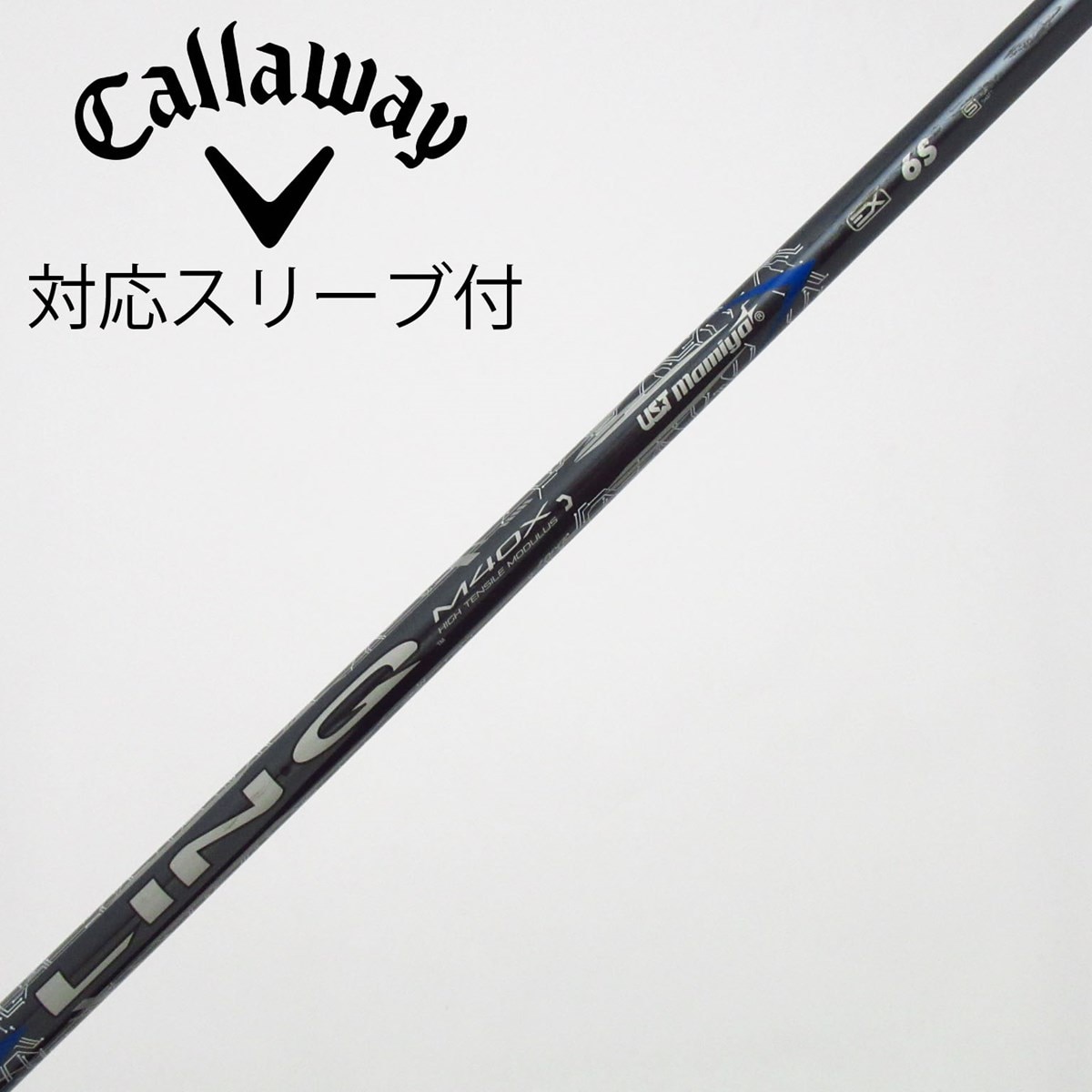 中古】LIN-Q BLUE EX ドライバー用_スリーブ付 LIN-Q BLUE EX 6 S C