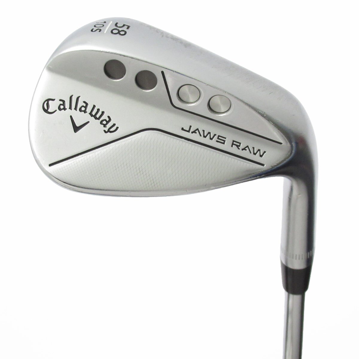 Callaway Jaws Raw 58度 ウェッジ中古品(美品) 中古】JAWS RAW スタンダードグラインド クロムメッキ仕上げ ウェッジ