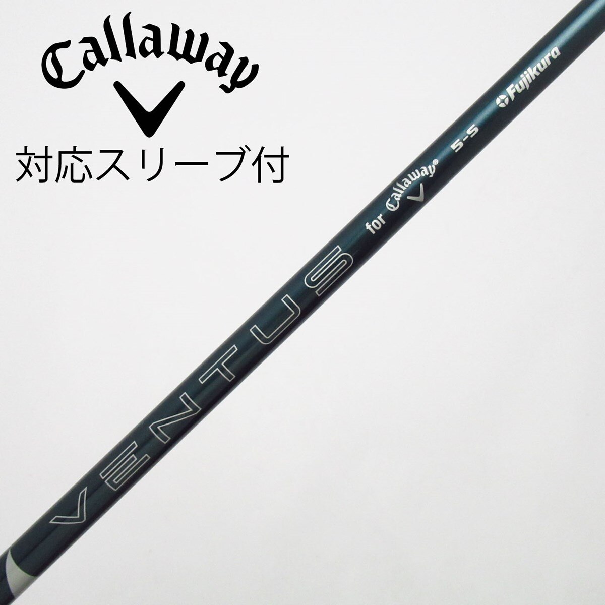 中古】純正シャフト ドライバー用_スリーブ付 VENTUS GREEN 5 for