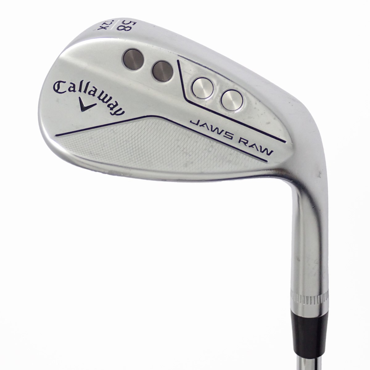 Callaway Jaws Raw 58度 ウェッジ中古品(美品) 中古】JAWS RAW Xグラインド クロムメッキ仕上げ ウェッジ Dynamic