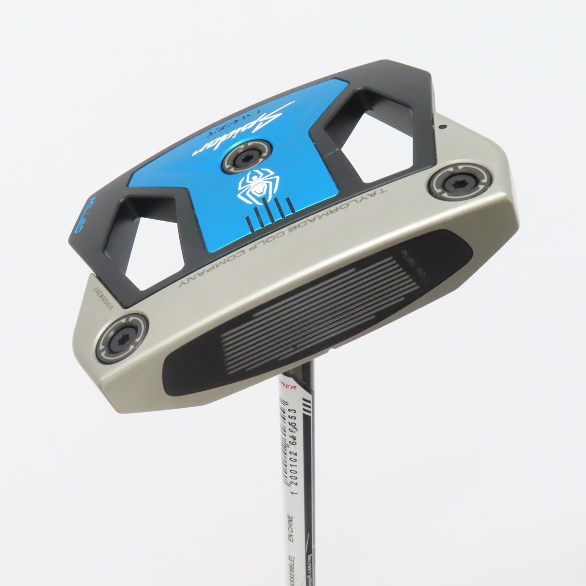 シンプルな金属製パター 中古】SPIDER ZT STANDARD パター スチールシャフト 計測項目外 計測