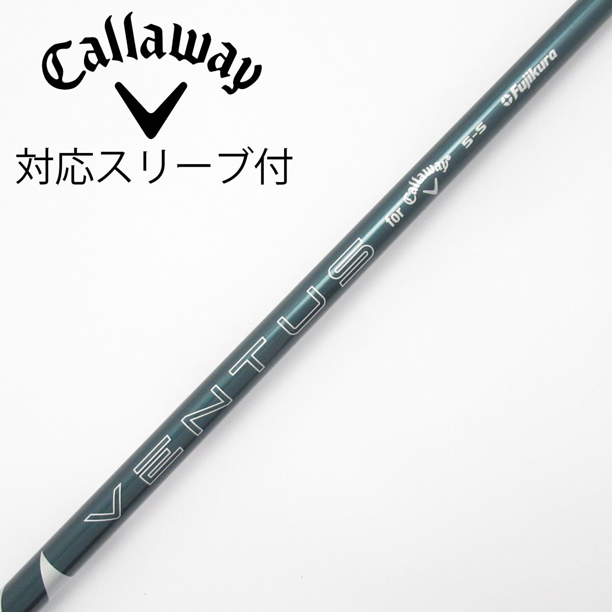 中古】純正シャフト ドライバー用_スリーブ付 VENTUS GREEN 5 for