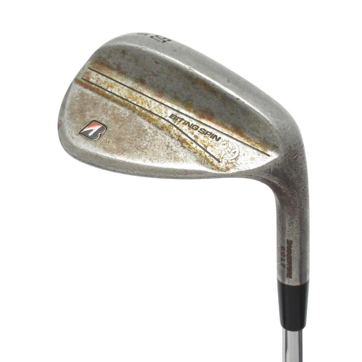 中古】BITING SPIN ﾉｰﾒｯｷ ウェッジ スチールシャフト 50-10 判別不能 D