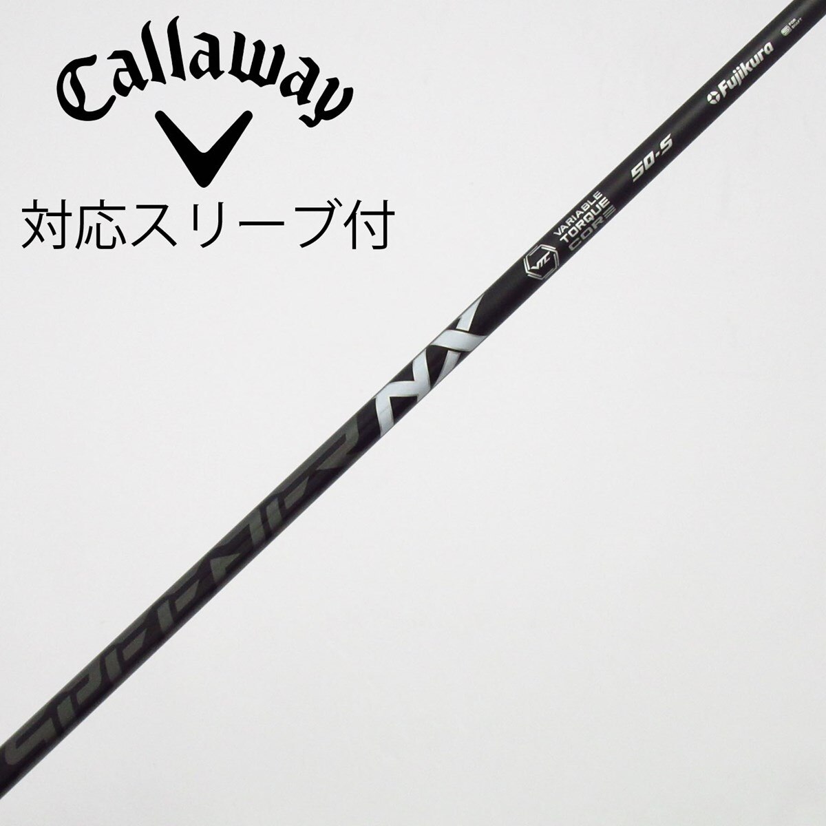フジクラ Speeder NX BLACK 50S 1W用 TM純正スリーブ付 中古】Speeder NX BLACK ドライバー用_スリーブ付 Speeder NX BLACK 50