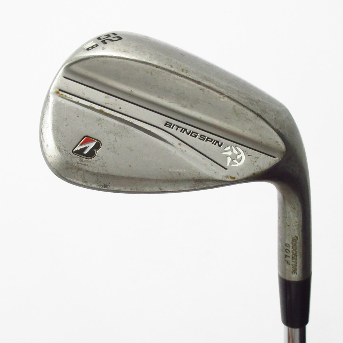 54度ウェッジブリヂストンBITING SPIN ノーメッキダイナミックゴールド 中古】BITING SPIN ﾉｰﾒｯｷ ウェッジ Dynamic Gold HT 52-08 S200 D