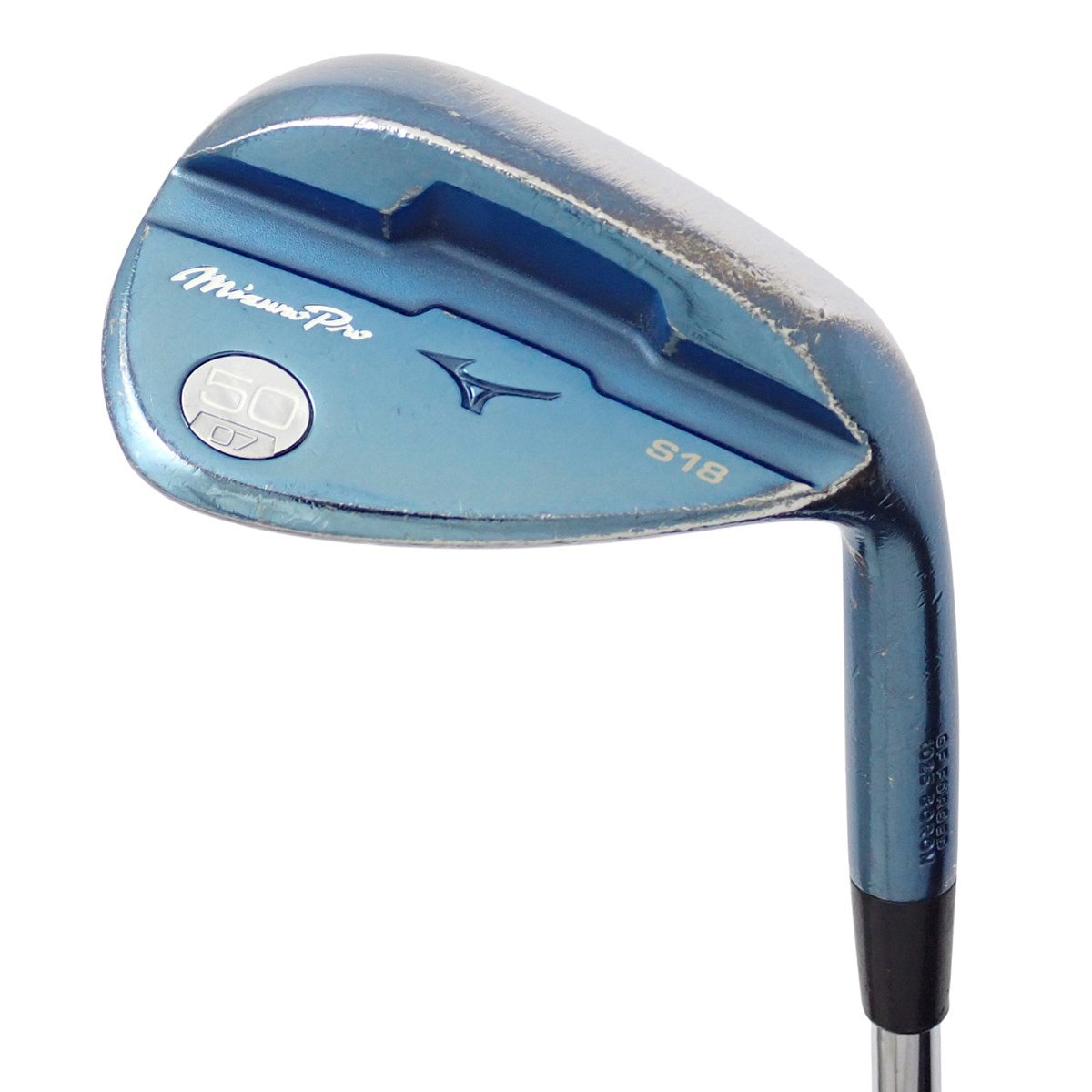 MizunoPro S18 ウェッジ 50度 中古】MizunoPro S18 BLUE ウェッジ スチールシャフト 50-07 判別不能