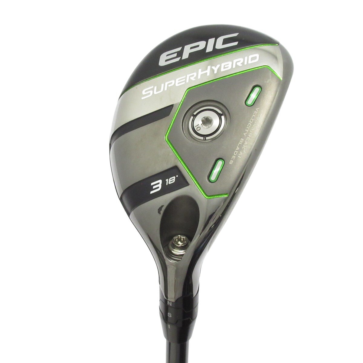 美品　EPIC Super Hybrid 3 18°　純正ディアマナ　55S 中古】EPIC SUPER HYBRID ユーティリティ Diamana 55 for Callaway 18