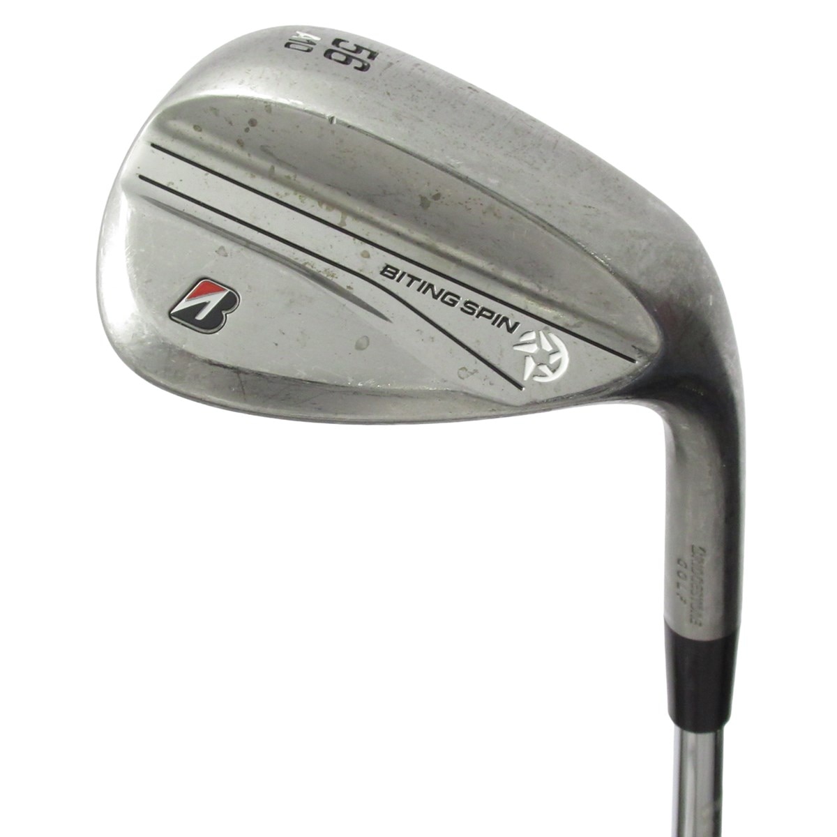 【特注】BITING SPIN ノーメッキ ウエッジ【58】【GDS200】M8 中古】BITING SPIN ﾉｰﾒｯｷ ウェッジ N.S.PRO MODUS3 TOUR 105 DUAL FLOW