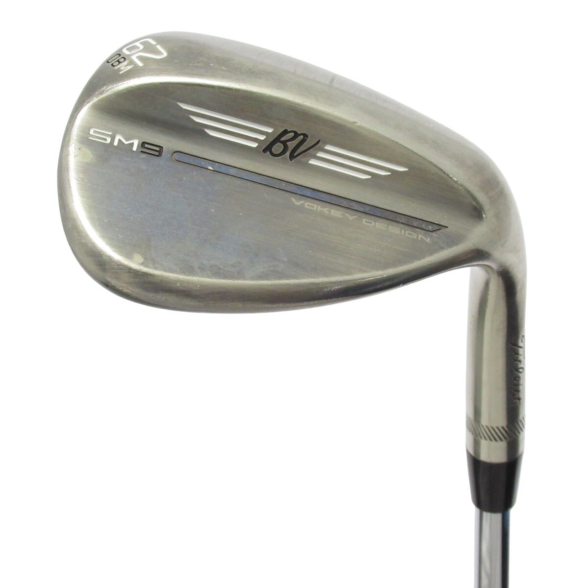 中古】ボーケイ SM9 BRASHED STEEL ウェッジ Dynamic Gold 62-08 WEDGE