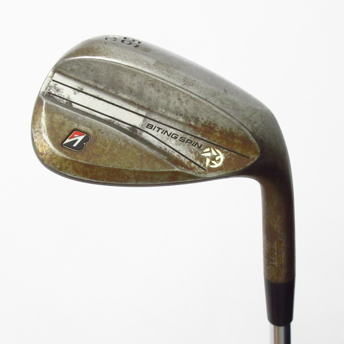 中古】BITING SPIN ﾉｰﾒｯｷ ウェッジ Dynamic Gold 56-10 S200 CD