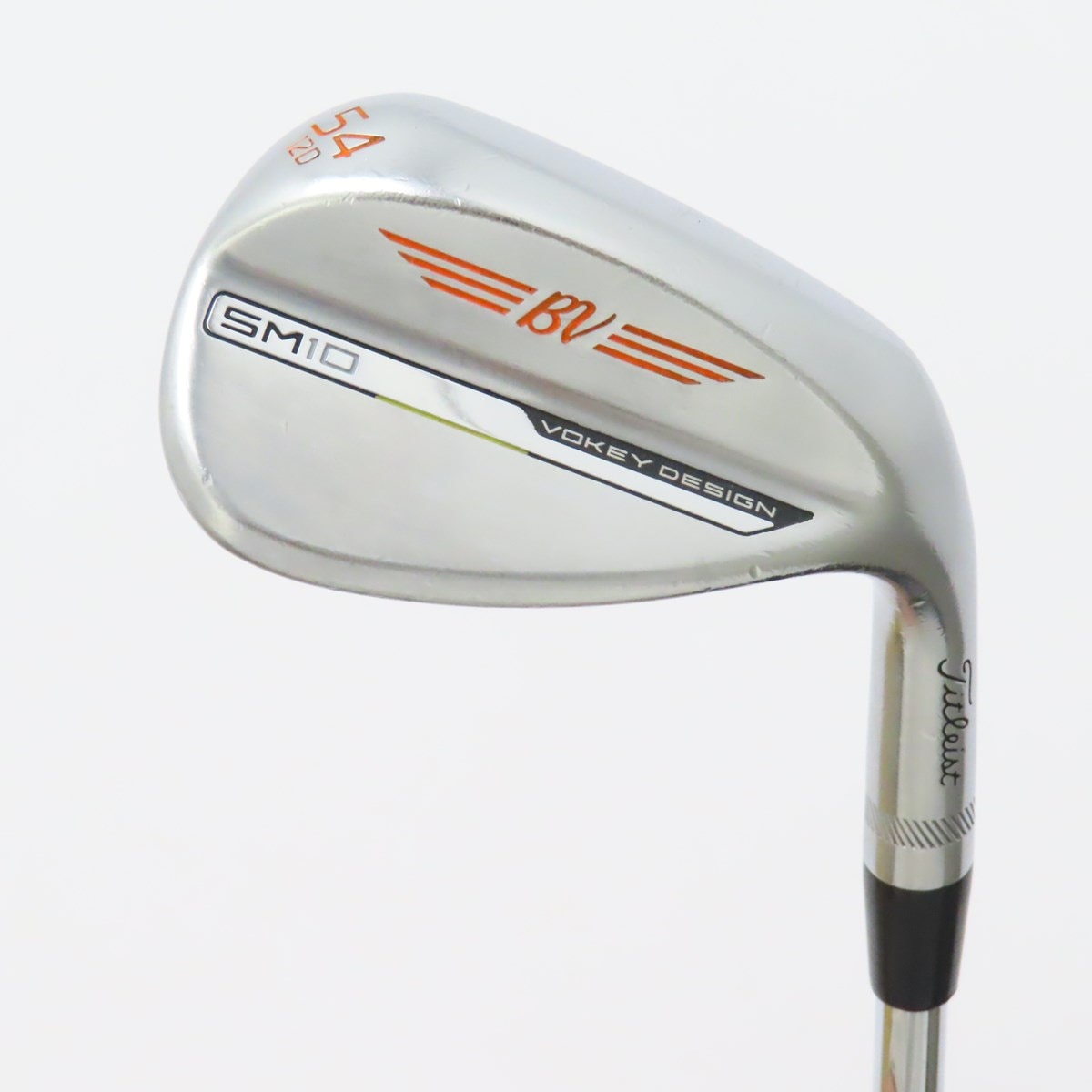 ボーケイウェッジSM10 BV105 52 12F クロム 中古】ボーケイ SM10 ツアークローム ウェッジ BV105 54-12 設定無 D