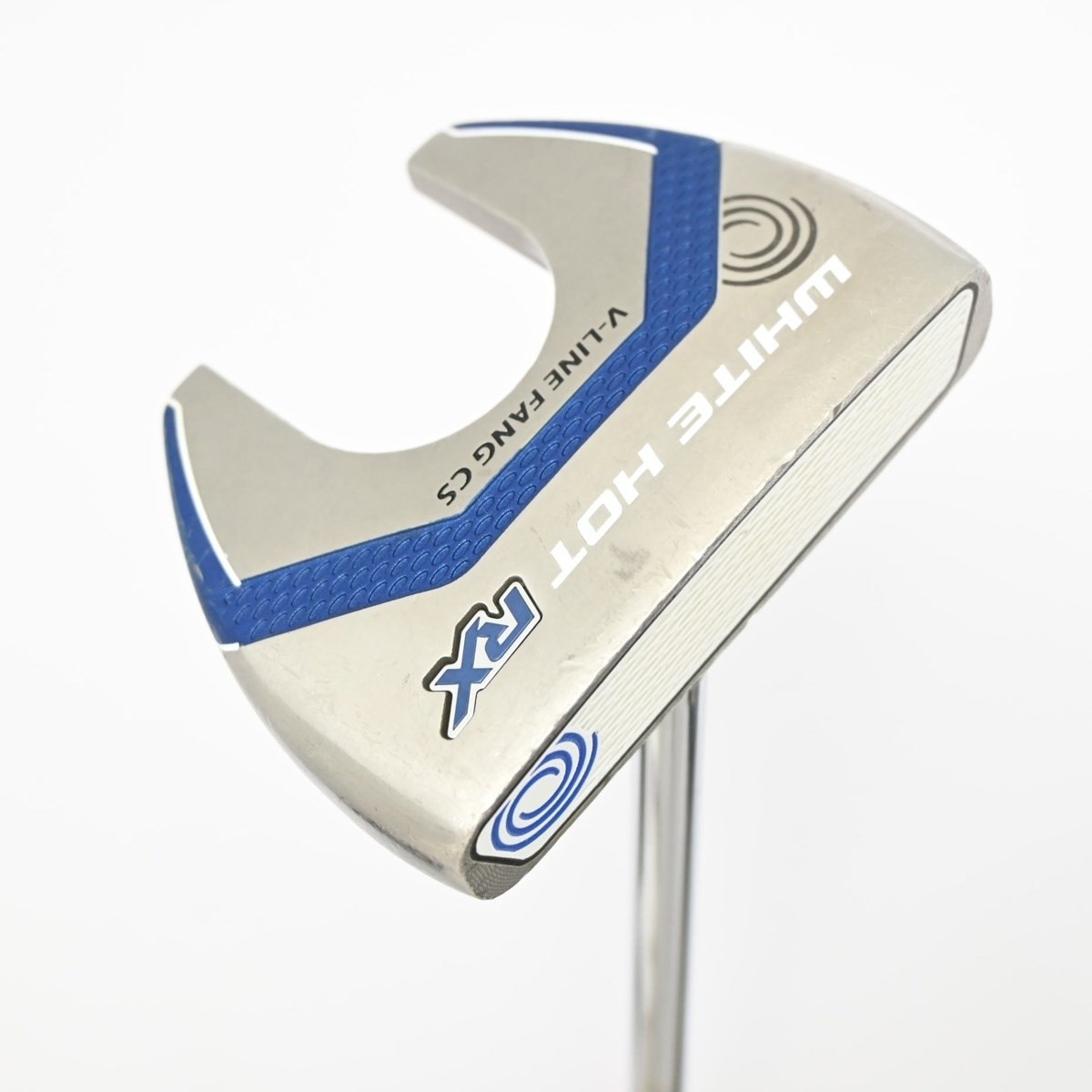 オデッセイ WHITE HOT RX V-LINE FANG CS パター 中古】WHITE HOT RX V-LINE FANG CS パター スチールシャフト 計測項目