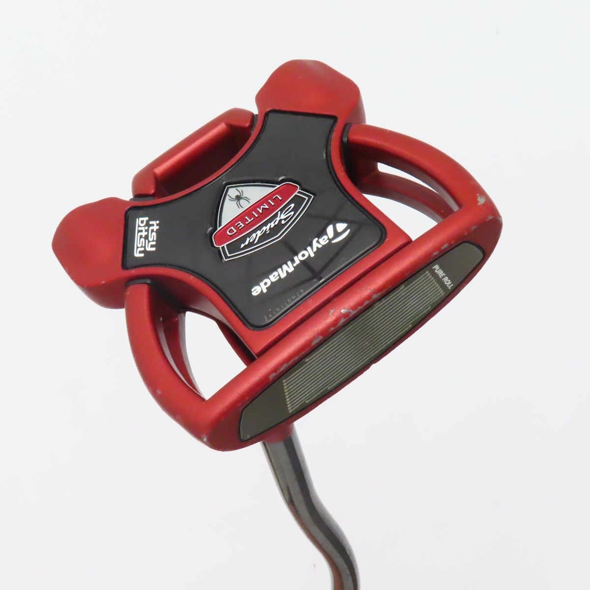 稀少限定品！テーラーメイドスパイダーLIMITED itsy bitsyパター 中古】スパイダーLIMITED itsy bitsy RED パター スチールシャフト