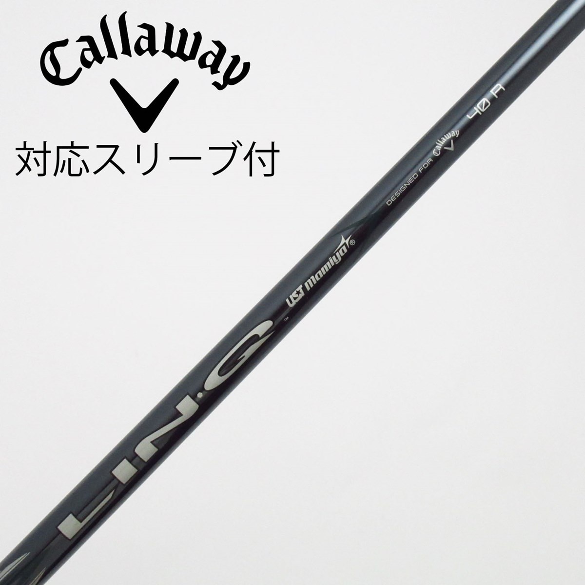 中古】純正シャフト ドライバー用_スリーブ付 LIN-Q GREEN 40 for