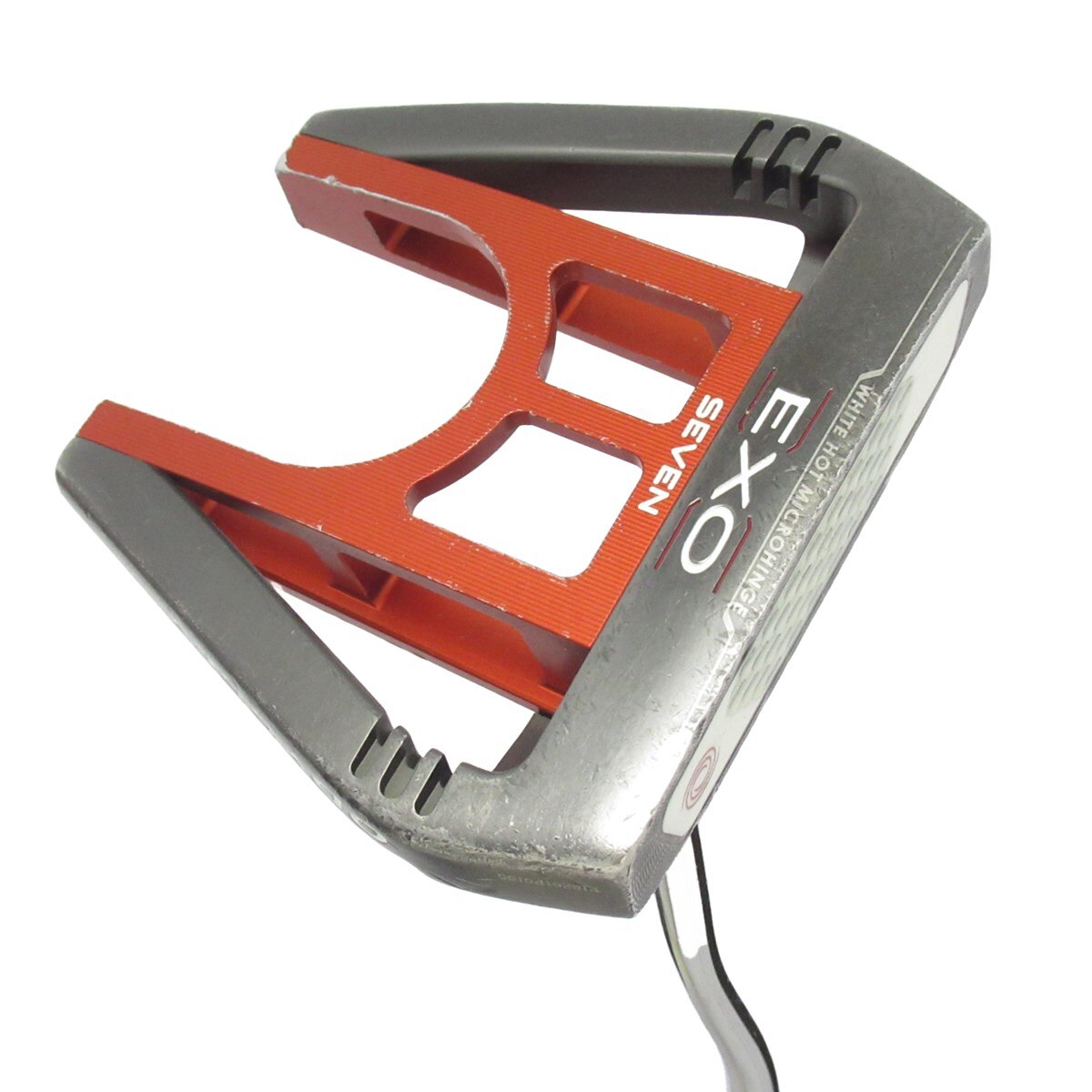 [美品]オデッセイ EXO SEVEN パター カスタム カバー無しにつき安価！ 中古】ODYSSEY EXO SEVEN パター スチールシャフト 計測項目外 計測
