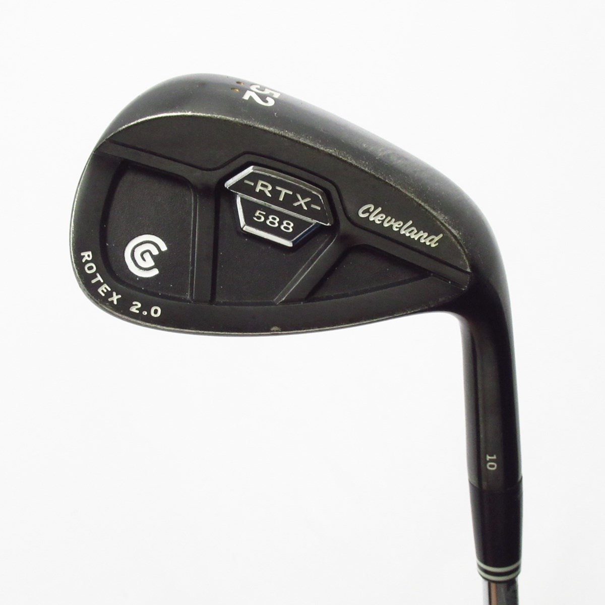 【極美品】Cleveland ウエッジ52° 588RTX 2.0 10° 中古】588 RTX 2.0 CB BLACK SATIN ウェッジ Dynamic Gold 52-10 S200