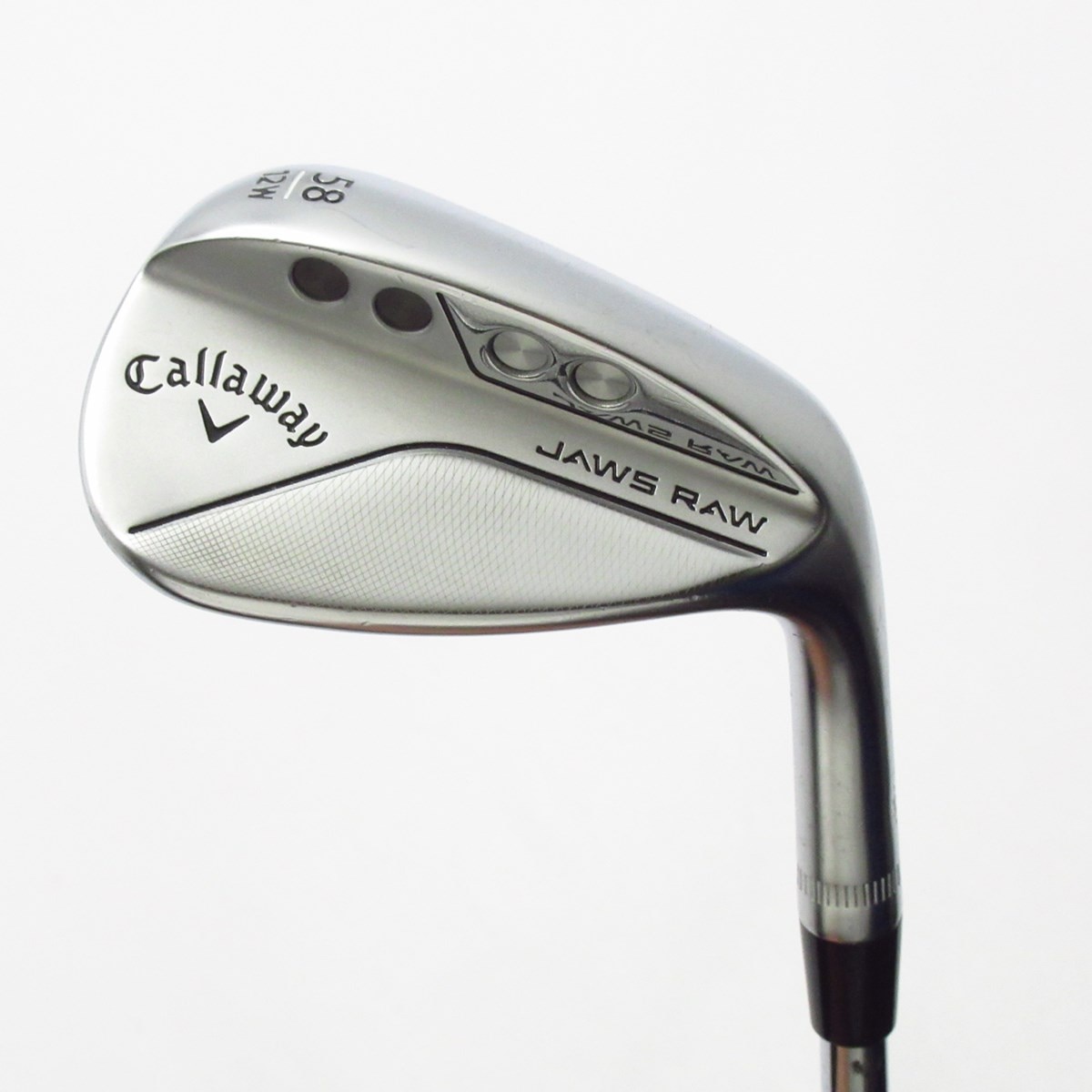 Callaway Jaws Raw 58度 ウェッジ中古品(美品) 中古】JAWS RAW ワイドグラインド クロムメッキ仕上げ ウェッジ N.S.
