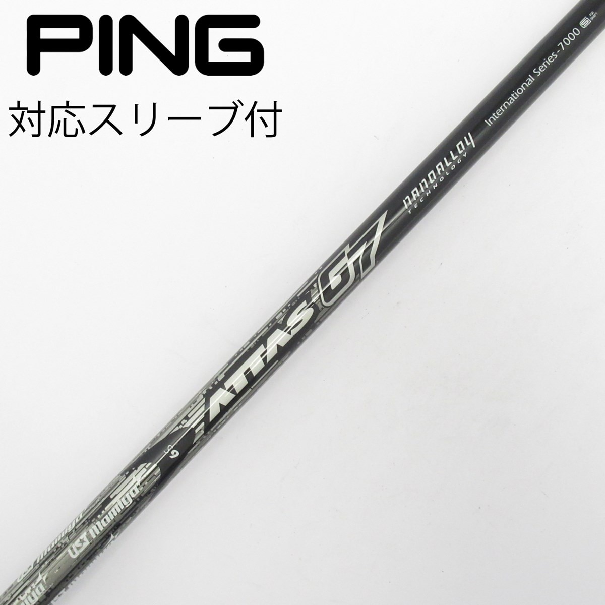 中古】ATTAS G7 ドライバー用_スリーブ付 ATTAS G7 6 S D(シャフト