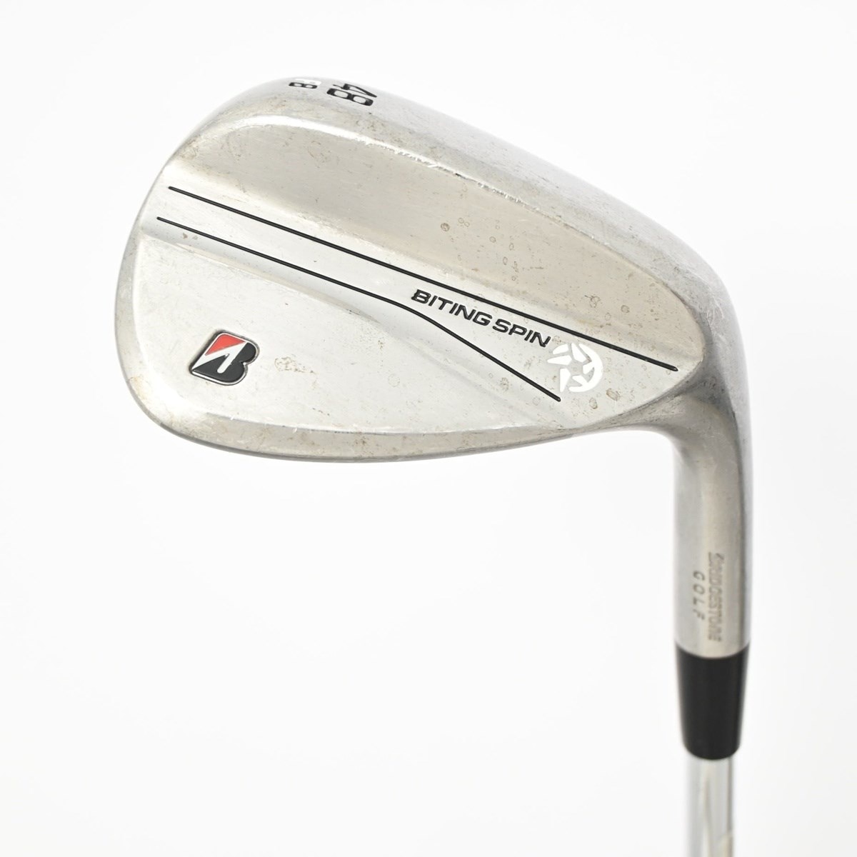 【特注】BITING SPIN ノーメッキ ウエッジ【58】【GDS200】M8 中古】BITING SPIN ﾉｰﾒｯｷ ウェッジ N.S.PRO MODUS3 TOUR 105 48-08 S