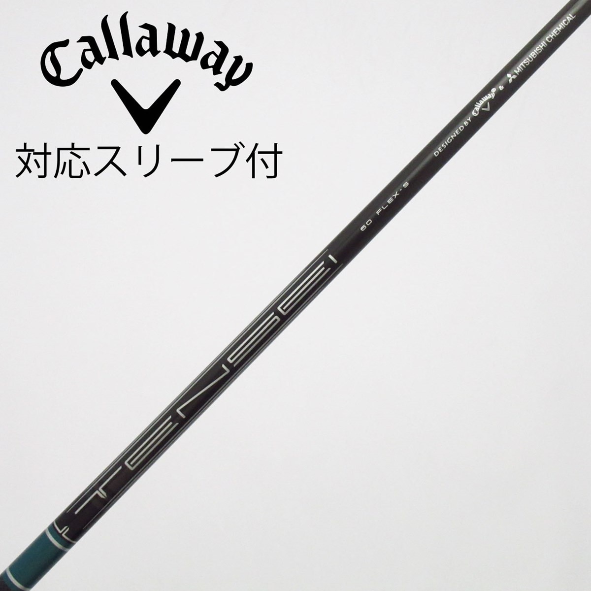 中古】純正シャフト ドライバー用_スリーブ付 TENSEI GREEN 60 for