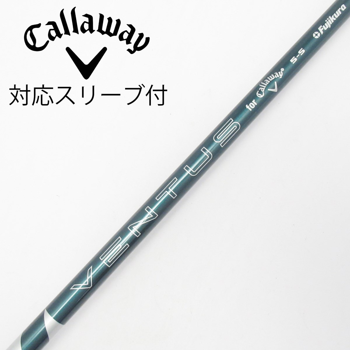 中古】純正シャフト ドライバー用_スリーブ付 VENTUS GREEN 5 for