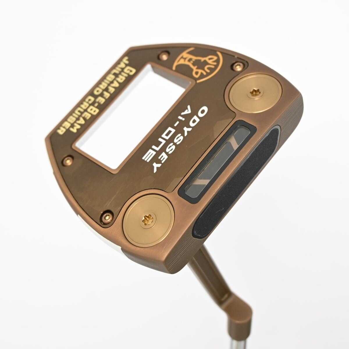 訳アリGIRAFFE-BEAM JAILBIRD CRUISERパター 非売品 中古】Ai-ONE GIRAFFE-BEAM JAILBIRD CRUISER パター スチールシャフト