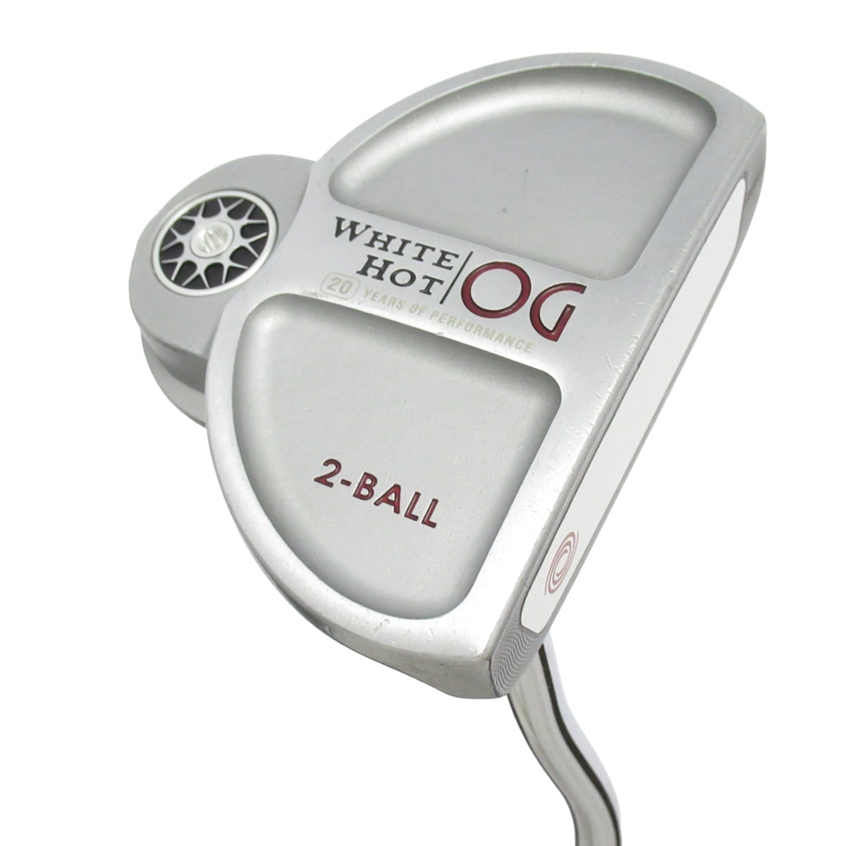 中古】ホワイトホット オージー 2BALL パター スチールシャフト 計測